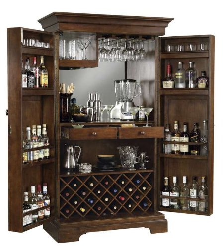 Howard Miller 695-064 Sonoma Hide-A-Bar Wine Cabinet