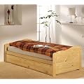 Funktionsbett LILLI, Kiefer massiv, natur lackiert