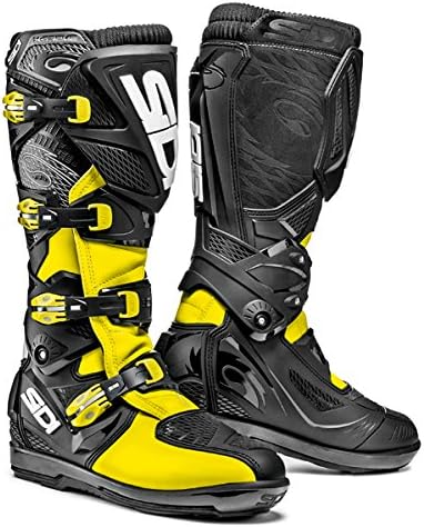 Sidi Xtreme SRS Motorcycle Boots Yellow Fluo/Black