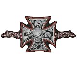 Pilot Automotive WG-0021 Skull Iron Cross Exterior Window Graphic