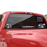 NFL NEW YORK GIANTS WHITE BLUE WINDOW CLINGS FAN ZONE
