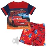 Cars Lightning McQueen Supercharged Shorty Pajamas for Boys