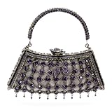Rosa Top Handle Jeweled Handbag