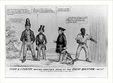 Historic Print (L): Town & country making another drive at the great question.--No go!!