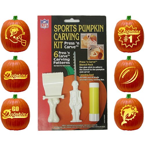 Topperscot Miami Dolphins Pumpkin Carving Kit