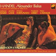 Handel - Alexander Balus 1748 English Oratorio in 3 Acts