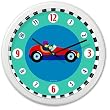Olive Kids - Vroom Clock (White)