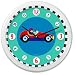 Olive Kids - Vroom Clock (White)