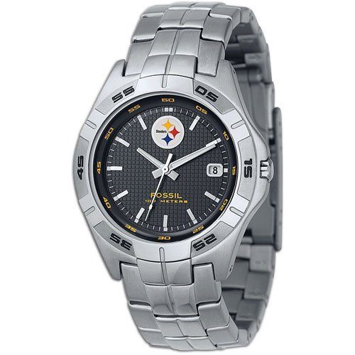 Steelers Fossil NFL Applied - Mens