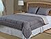 Reversible Mini Bed Set - 2 Piece - Dark (Cloud) Grey/Silver Grey - Twin Size