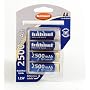 Hahnel 4 High quality AA Ni-Mh batteries 2500mAh for Digital Cameras