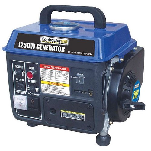 Blue Max GEN 1250 1,250-Watt 2 HP 2-Cycle Gas-Powered Generator (Non-CARB Compliant)