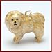 pomeranian16 - MiniPets Sterling Silver Enameled Pomeranian Dog Charm