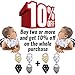 Baby Bandana Drool Bibs Use For Drooling, Teething, & Feeding - Soft Absorbent Cotton, 2 Adjustable Snaps - 4 Cute White, Cream, Gray, & Black Unisex Bandana Bibs for Girls & Boys - By Hello Baby Care
