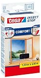 Produkt-Bild: tesa 55918-00021-00 tesa Fliegengitter Comfort f&uuml;r bodentiefe Fenster, anthrazit
