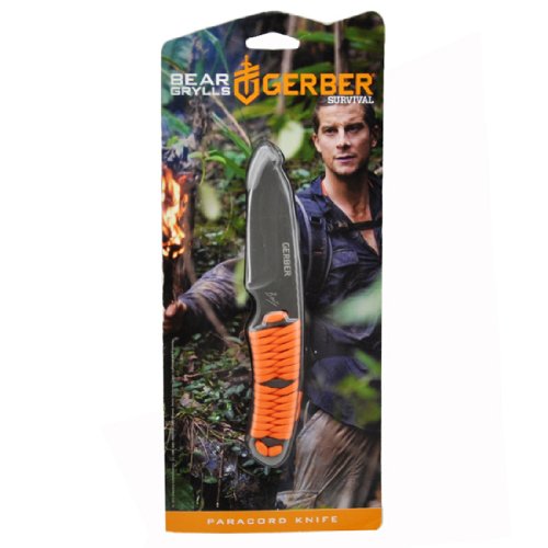 Gerber Bear Grylls Paracord Couteau Orange
