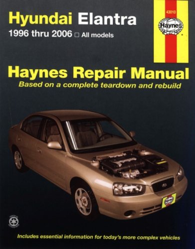 Hyundai Elantra 1996 thru 2006 (Haynes Repair Manual)