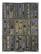 Cotton table runner, 'Spinning Kaleidoscope' Cotton table runner, 'Spinning Kaleidoscope'