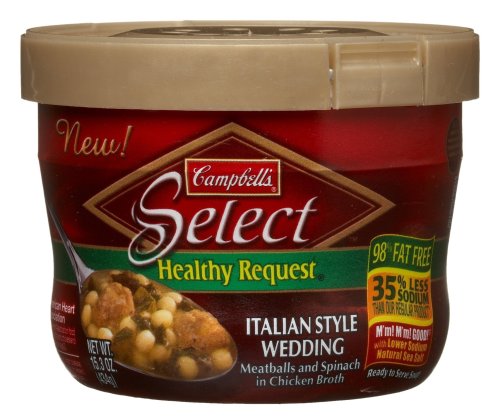 Campbell Select Healthy Request Bowl Italian Style Wedding, 15.3-Ounce Microwavable... by Campbell