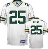 Ryan Grant Jersey: Reebok Authentic White #25 Green Bay Packers Jersey - 54