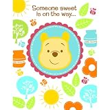 Disney Pooh Little Hunny Bunny Baby Shower Invitations (8 count) Party Accessory