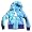 Diesel - Turquoise removeable hood bubble down winter coat (size 5)