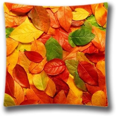 Sweety Heart Great DIY Design Home Decorative Custom Leaves Carpet Pillow Case (two sides),SDI