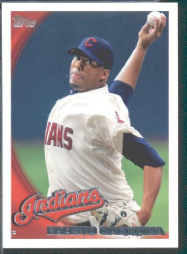 2010 Topps Baseball Card # 467 Fausto Carmona - Cleveland Indians - MLB Trading Card in Protective Screwdown Case!
