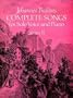 Complete Songs for Solo Voice and Piano, Series II
