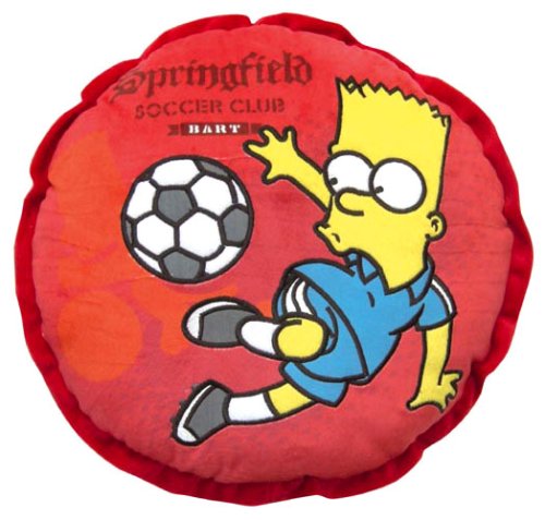 Childrens Toyshop  Spielwaren : The Simpsons Bart Kissen SOCCER CLUB