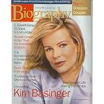 Biography Magazine May 2000 - Kim Basinger, Jane Goodall, C Everett Koop, Russell Crowe, Josephine Baker book cover