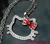 Miss Peggy Jo's - Hello Kitty Necklace -18-20 Inch Chain