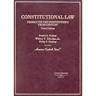Click here to buy Constitutional Law: Themes for the Constitution's Third Century (American Casebook Series) by  Daniel A. Farber, William N., Jr. Eskridge, and Philip P. Frickey.