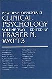 New developments in clinical psychology