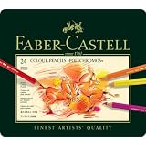 Faber-Castell 110024 - K�nstlerfarbstift POLYCHROMOS, 24er Metalletuivon "Polychromos"