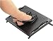 Self Adjusting Heavy Duty Footrest - Black