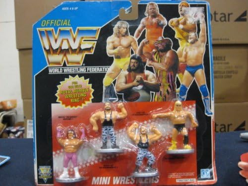 Wwf Wwe Mini Wrestlers Bushwackers Brutus Beefcake Greg the Hammer by World Wrestling Federation