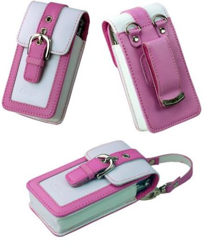 AUTHENTIC CELLET STYLISH PINK POSH CASE with HANDSTRAP for MOTOROLA V3 RAZR, V3i, V3m, V3c, V3r, V3t, V3e / SAMSUNG T809, T629, A900 / SANYO 6600 KATANA / LG VX8700 - RETAIL PACKAGING