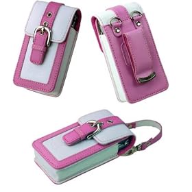 AUTHENTIC CELLET STYLISH PINK "POSH CASE" with HANDSTRAP for MOTOROLA V3 RAZR, V3i, V3m, V3c, V3r, V3t, V3e / SAMSUNG T809, T629, A900 / SANYO 6600 KATANA / LG VX8700 - RETAIL PACKAGING