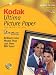 Kodak 8110579 Ultima Picture Paper, Glossy (8.5x11, 15 Sheets)