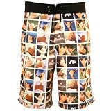 Analog Lewers Boardshort Optic White