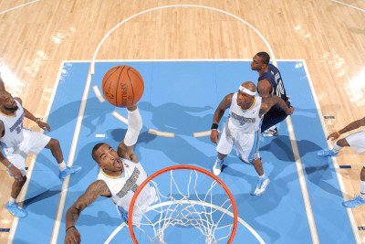 Memphis Grizzlies v Denver Nuggets: J.R. Smith Photographic Poster Print by Garrett Ellwood, 28x42