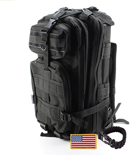 Military Backpack ideal for Outdoor, Hiking, Camping, Backpacking and Hunting - 30L Army Survival Molle Rucksack