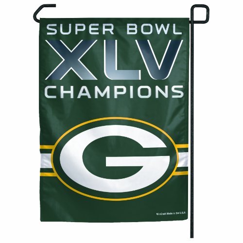 NFL Green Bay Packers Super Bowl Champs Garden Flag