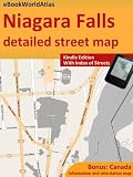 Map of Niagara Falls (Canada, USA)