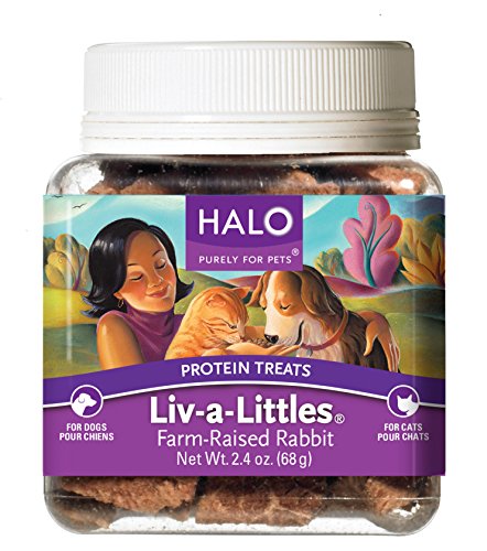 Halo Liv-a-Littles Farm-Raised Rabbit Treat, 2.4 oz