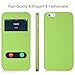 AVAWO for iPhone 6 PLUS Case, Creative Smart Window View Touch Front Flip Cover Ultra Thin Folio Case for iPhone 6 PLUS 5.5