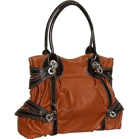 ''Solange'' Tote by Vitalio Vera - Brown, Purple or Orange