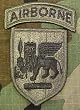 Southern European Task Force (SETAF) Patch Subdued with Airborne Tab