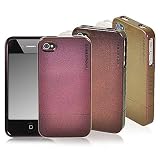 CaseCrown Chameleon Glider Case for Apple iPhone 4 and 4S (AT&T, Sprint, & Verizon compatible) Screen Protector included - Purple/Brown